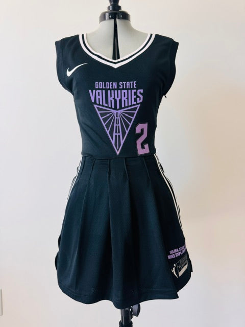 Valkyries Inaugural Season Jersey Reconstructed - The Volley Pleated Dress