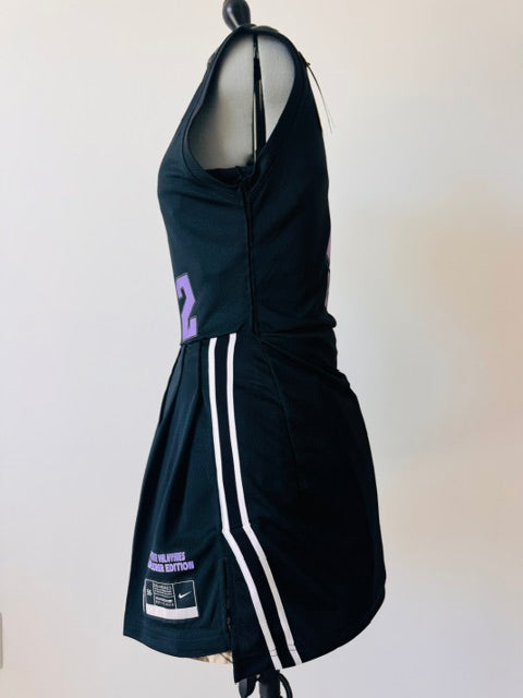 Valkyries Inaugural Season Jersey Reconstructed - The Volley Pleated Dress