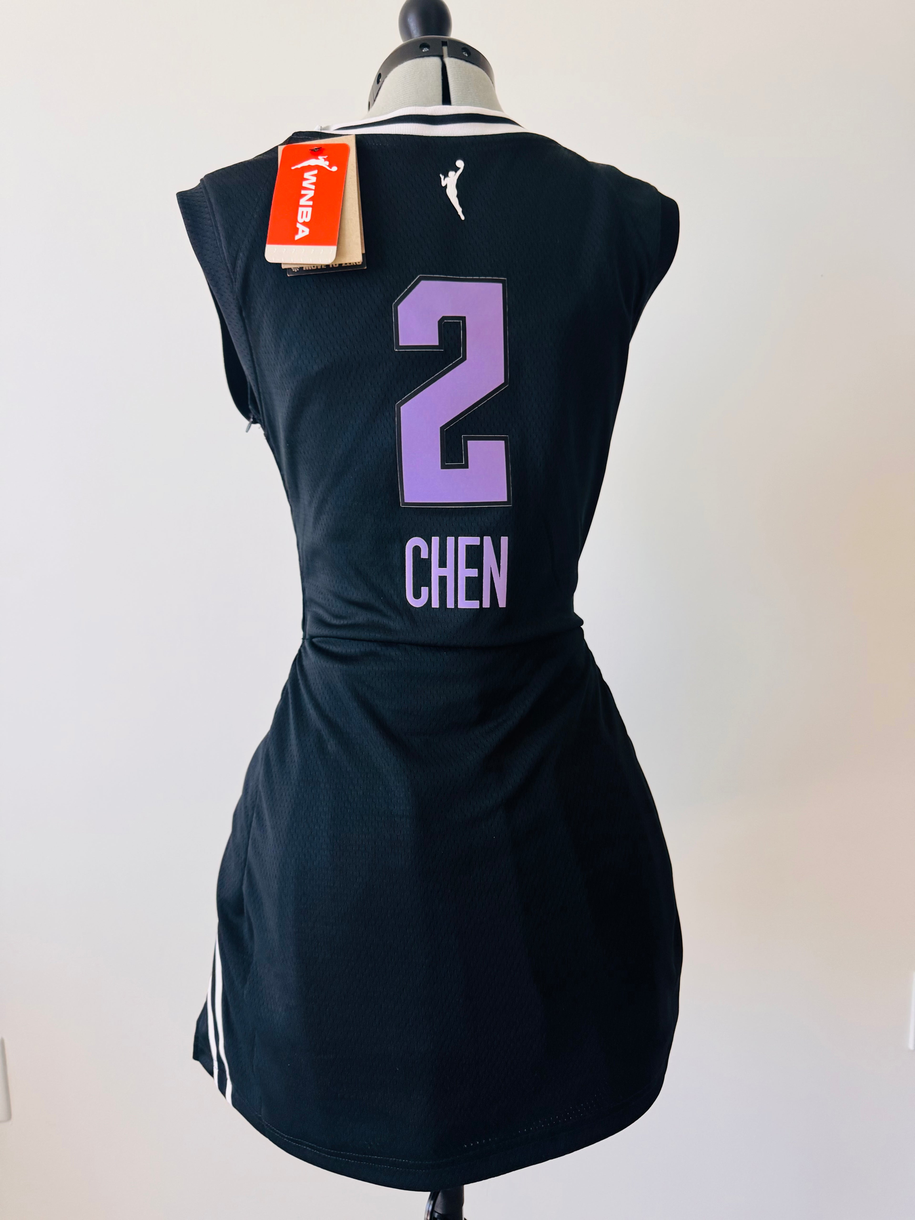Valkyries Inaugural Season Jersey Reconstructed - The Volley Pleated Dress