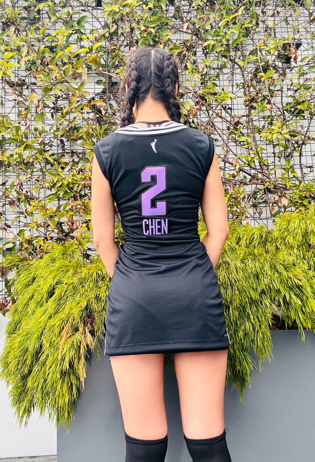 Valkyries Inaugural Season Jersey Reconstructed - The Volley Pleated Dress