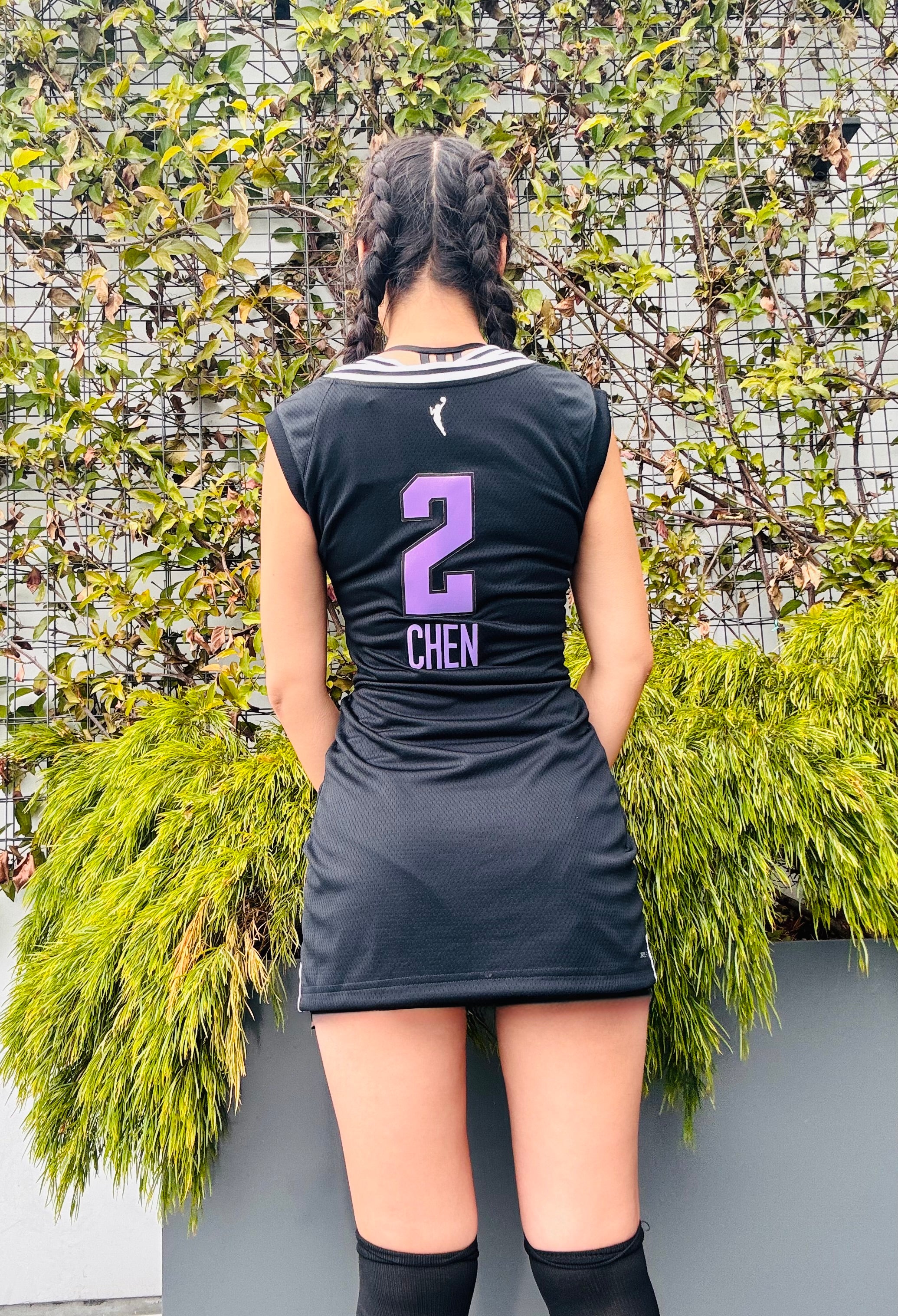 Valkyries Inaugural Season Jersey Reconstructed - The Volley Pleated Dress
