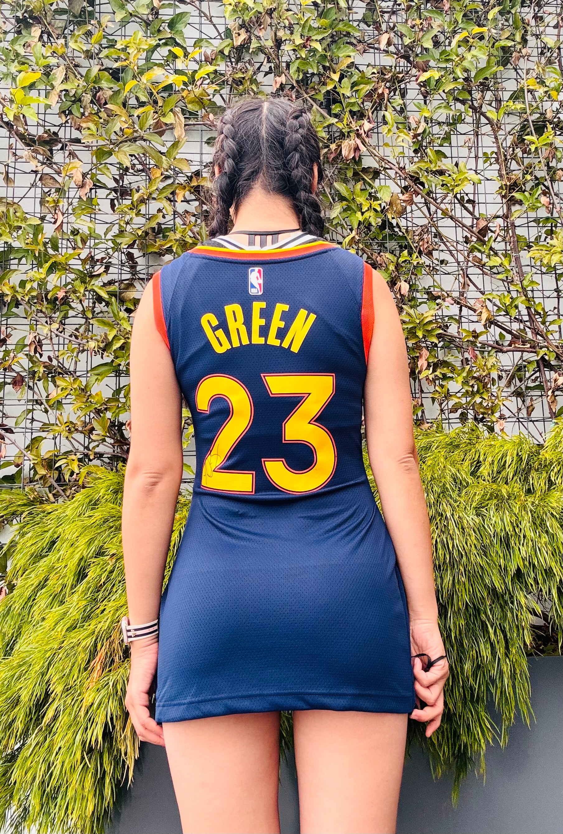 Warriors Jersey Reconstructed - The Press Fitted Dress